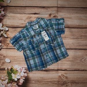 Children’s place plaid baby shirt